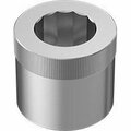 Bsc Preferred 18-8 Stainless Steel Socket Nut M3 x 0.50 mm Thread 90372A118